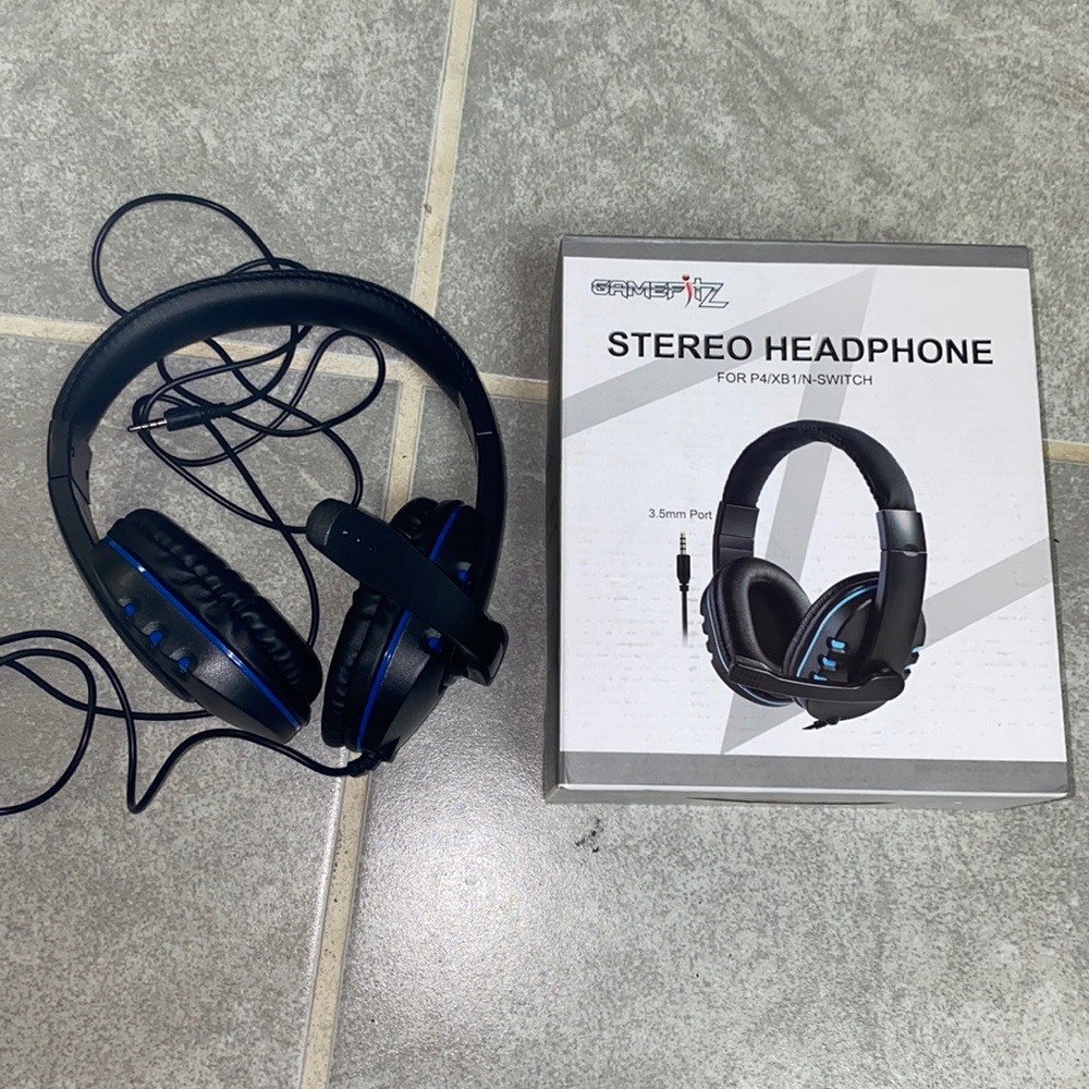 Gamefitz stereo headphones